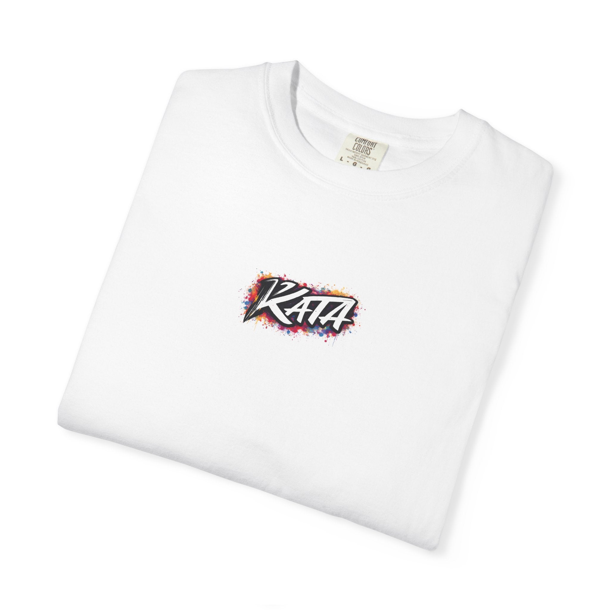 Kata Demon Mask T-Shirt — Colorful Graffiti Martial Arts Tee