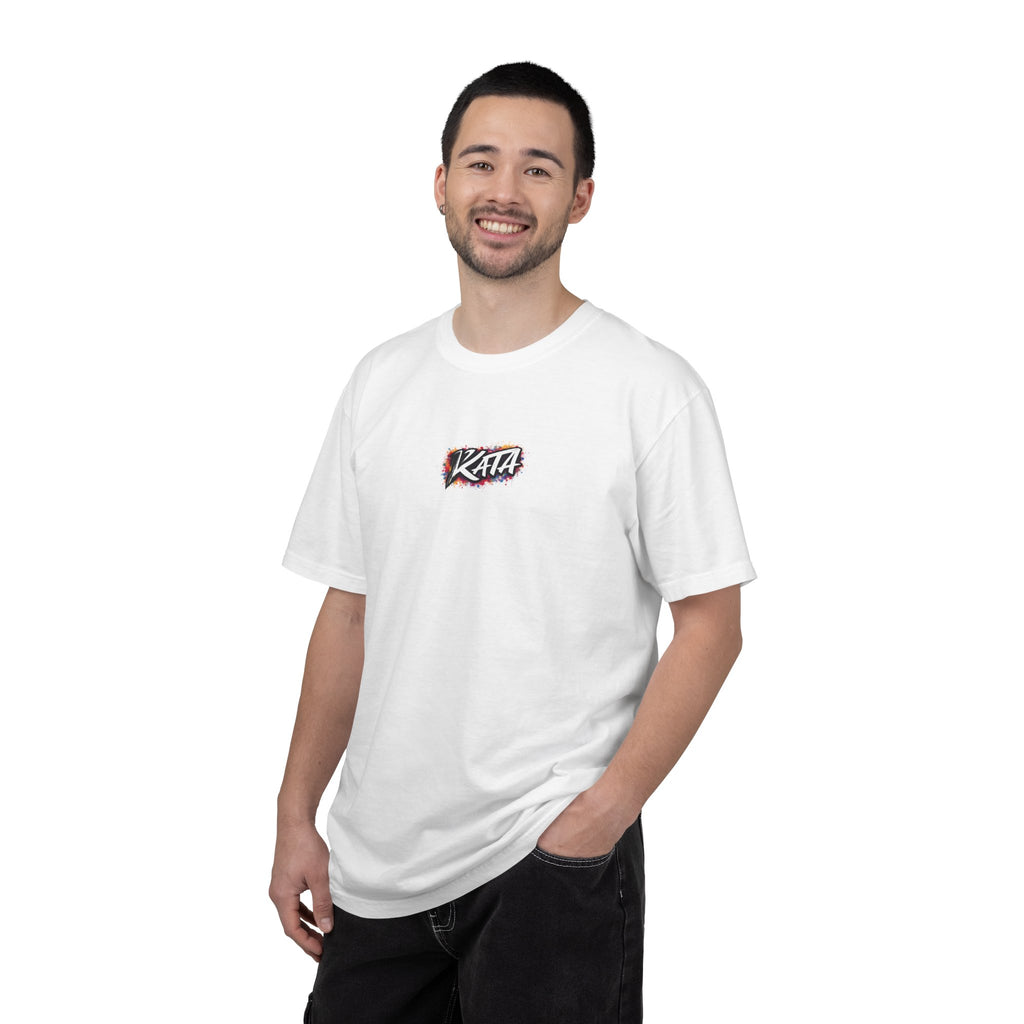 Kata Demon Mask T-Shirt — Colorful Graffiti Martial Arts Tee